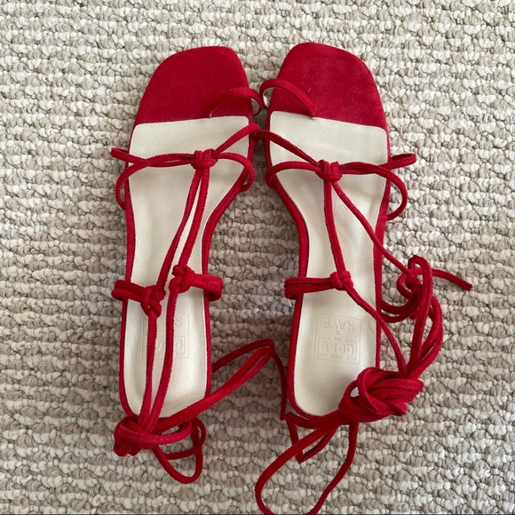 Stone Cold Fox X Raye the label Bellisima Heel Red - Picture 7 of 7